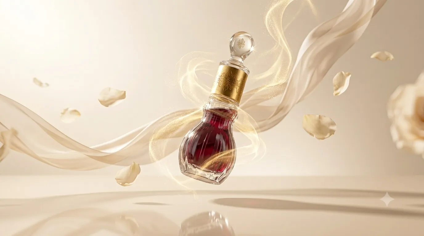 Zafreya attar with fresh Turkish roses