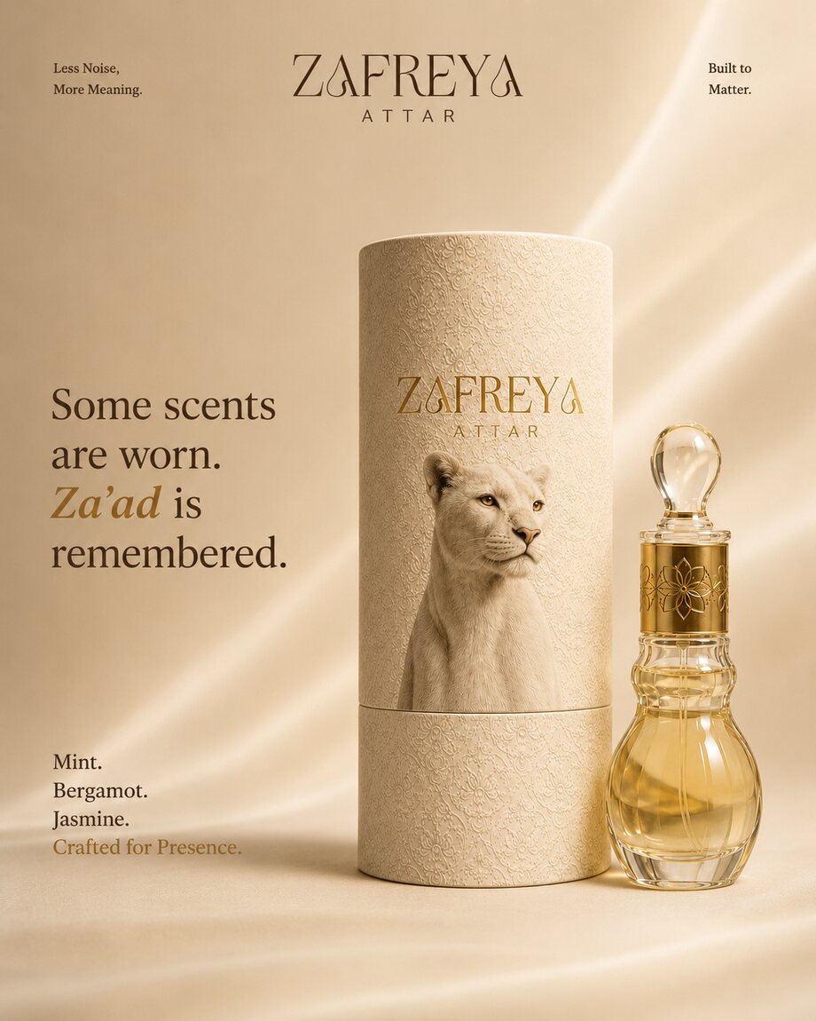 Ra'ad attar — alcohol-free perfume oil